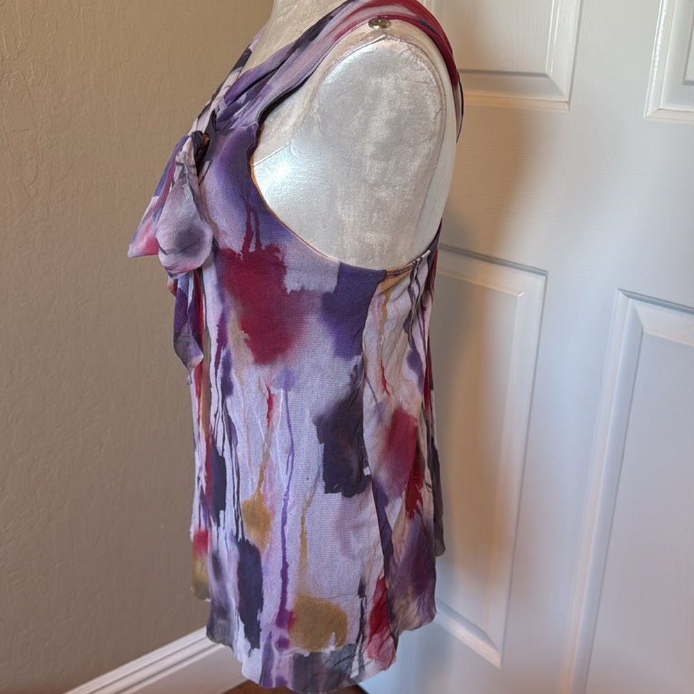 Weston Wear Women’s Bow Front Sleeveless  Halter Top- Size Medium - Picture 2 of 9